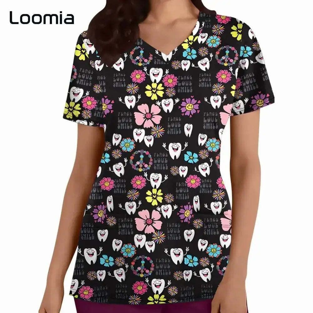 Uniformes quirúrgicos para odontología, cuello en V, uniformes de moda para mujerApparel & Accessoriesdsers - fulfillment - serviceMedSurgery Store For Digital Health1005009533233328 - S3DHS0724 - 4XLS3DHS07244XLUniformes quirúrgicos para odontología, cuello en V, uniformes de moda para mujer