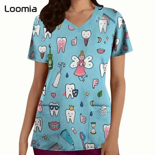 Uniformes quirúrgicos para odontología, cuello en V, uniformes de moda para mujerApparel & Accessoriesdsers - fulfillment - serviceMedSurgery Store For Digital Health1005009533233328 - S3DHS0727 - XXLS3DHS0727XXLUniformes quirúrgicos para odontología, cuello en V, uniformes de moda para mujer