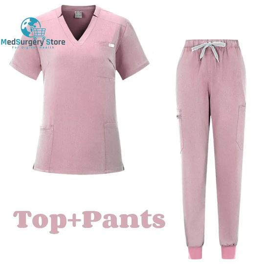Short Sleeve Doctor Accessories Hospital Stylish Female Womens Stretch Medical Scrubs Nurse Uniform Medicals Spa Women Uniforms
