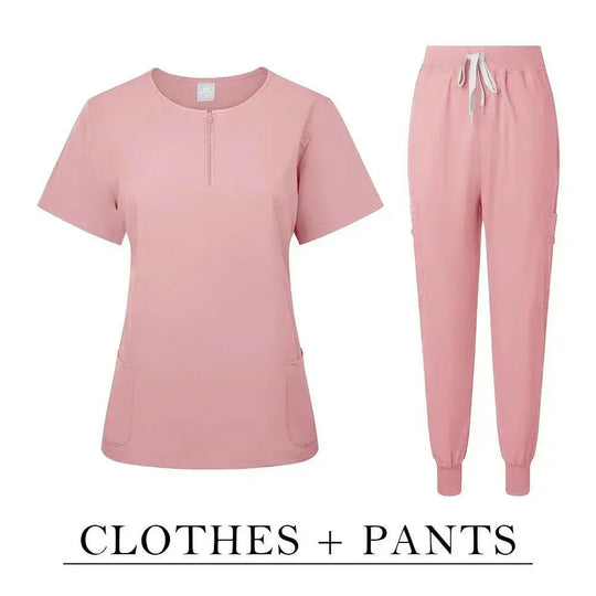 Surgical Uniform Women'S Care Set Top Pants Medical Scrub Clinical Beauty Salon Hospital Setnurse Hospital
